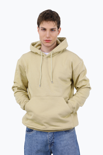 هودی دورس مردانه رنگ کرم - 