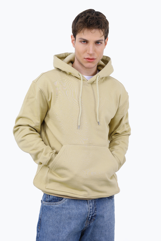 هودی دورس مردانه رنگ کرم - 