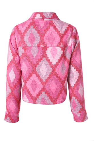 کت پشمی زنانه مدل کراپ - 