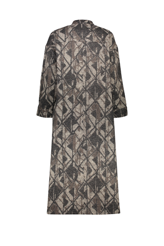 پیراهن بلند پشمی زنانه - 