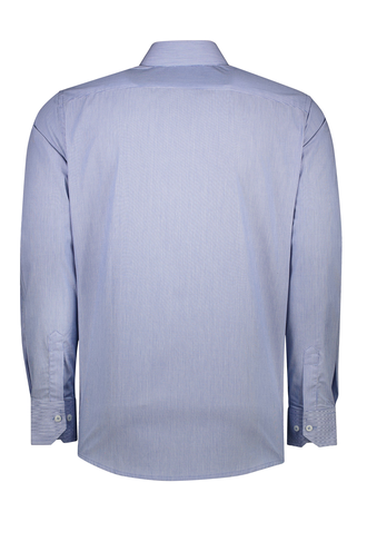 پیراهن آستین بلند نخی مردانه بدون جیب - 