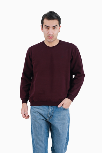 سویشرت دورس مردانه یقه کشبافت - 