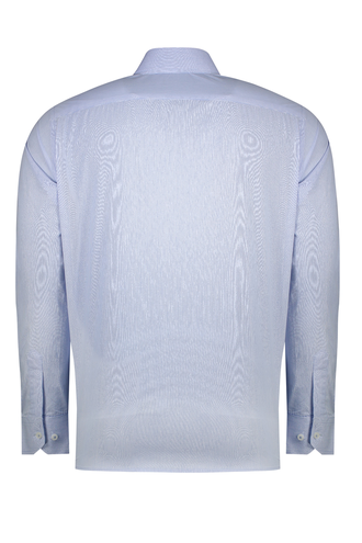 پیراهن آستین بلند نخی مردانه بدون جیب - 