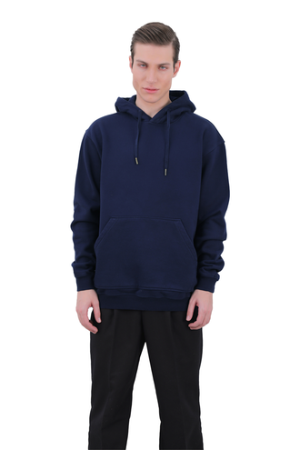 هودی دورس مردانه رنگ سرمه ای - 