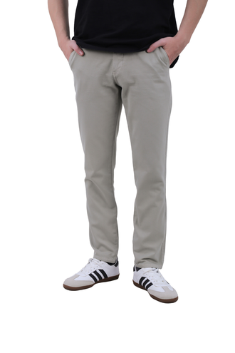 شلوار کتان مردانه مدل راسته بدون کش - 