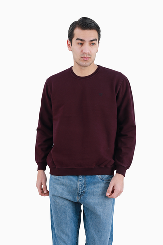 سویشرت دورس مردانه یقه کشبافت - 