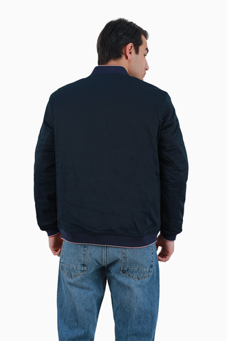 کاپشن شمعی مردانه یقه کشبافت - 