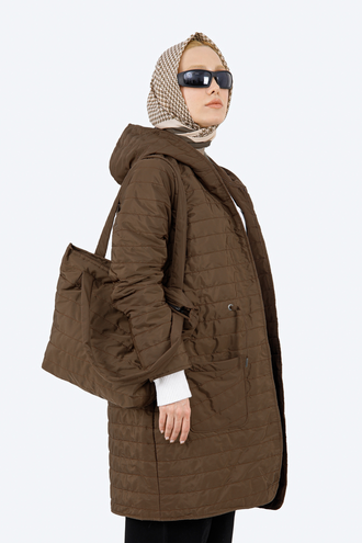 پافر زنانه همراه با کیف - 