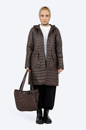 پافر زنانه همراه با کیف - 