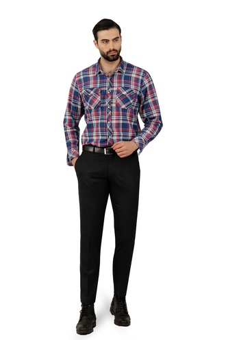 پیراهن آستین بلند مردانه - 