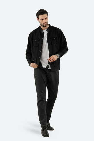 کاپشن کتان مردانه - 