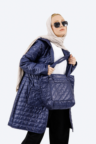 پافر زنانه همراه با کیف - 