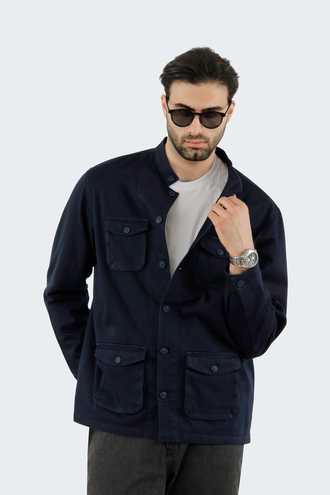 کاپشن کتان مردانه - 