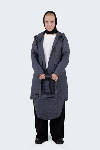 پافر زنانه همراه با کیف - 