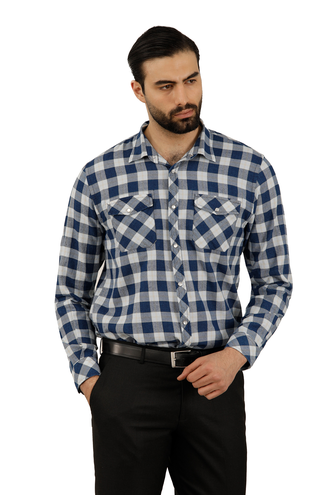 پیراهن آستین بلند مردانه - 