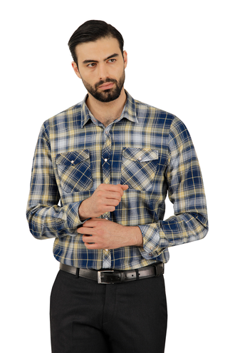 پیراهن آستین بلند مردانه - 