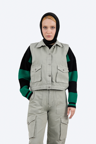 ژیله کتان زنانه - 