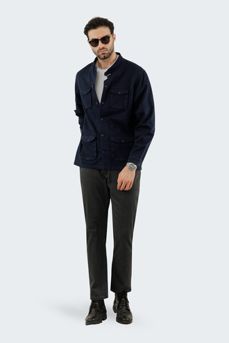 کاپشن کتان مردانه - 