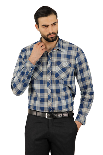 پیراهن آستین بلند مردانه - 
