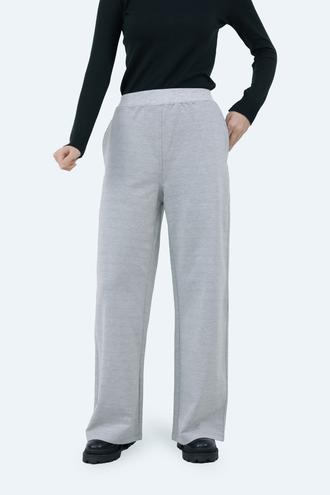 شلوار بگ زنانه کمر کشدار - 