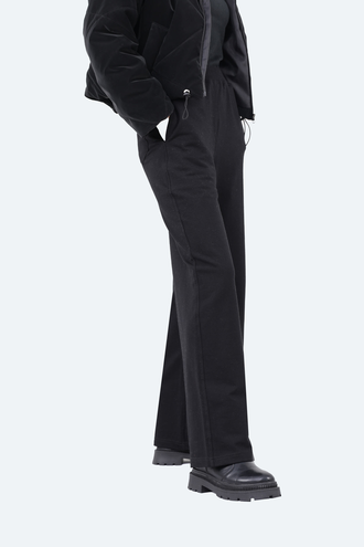 شلوار بگ زنانه کمر کشدار - 