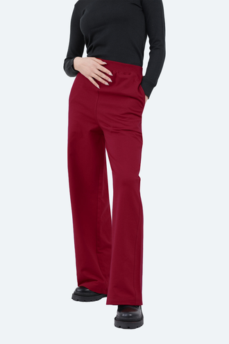 شلوار بگ زنانه کمر کشدار - 