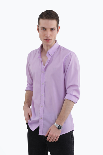 پیراهن آستین بلند مردانه - 