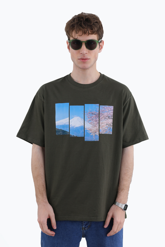 تیشرت طرح دار مردانه - 