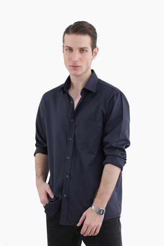 پیراهن آستین بلند مردانه - 