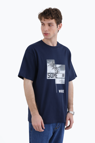 تیشرت طرح دار مردانه - 