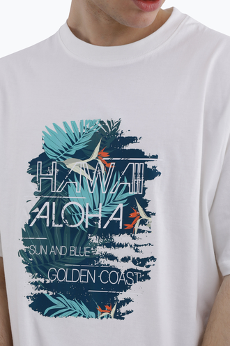 تیشرت طرح دار مردانه - 