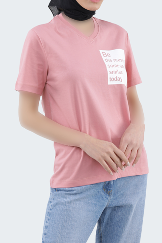 تیشرت طرح دار زنانه - 