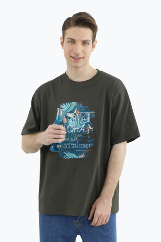 تیشرت طرح دار مردانه - 