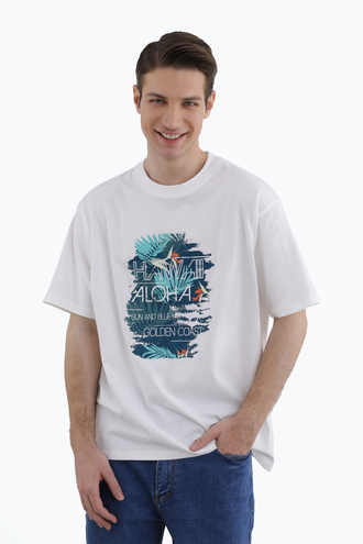 تیشرت طرح دار مردانه - 