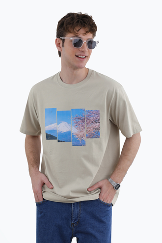 تیشرت طرح دار مردانه - 