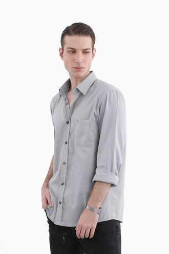 پیراهن آستین بلند مردانه - 