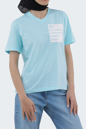 تیشرت طرح دار زنانه - 