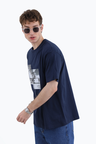 تیشرت طرح دار مردانه - 