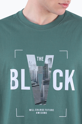 تیشرت طرح دار مردانه - 