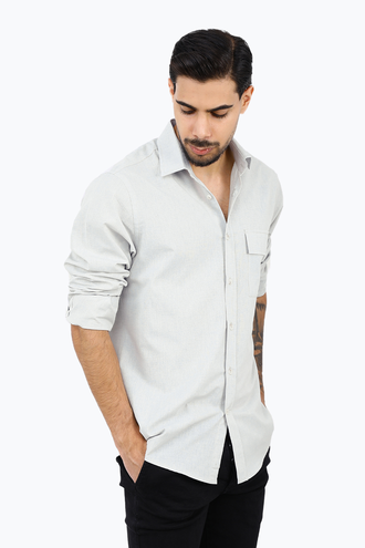 پیراهن تک جیب مردانه - 
