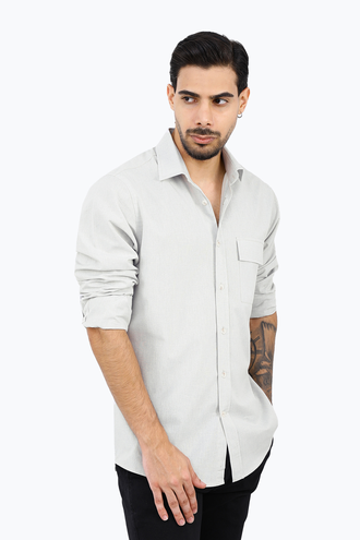 پیراهن تک جیب مردانه - 