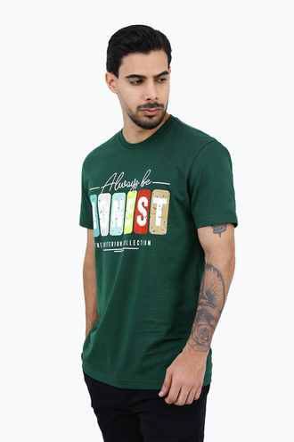 تیشرت طرح دار مردانه - 