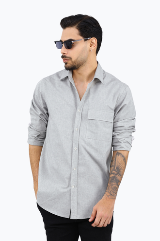 پیراهن تک جیب مردانه - 
