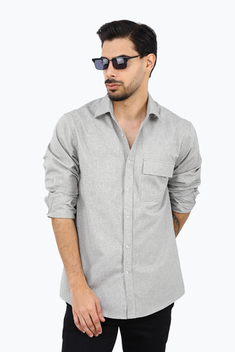 پیراهن تک جیب مردانه - 