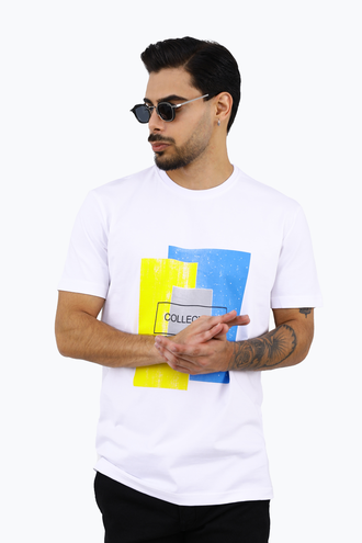 تیشرت طرح دار مردانه - 