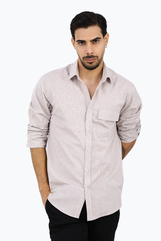 پیراهن تک جیب مردانه - 