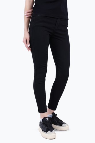 شلوار کتان اسکینی زنانه - 