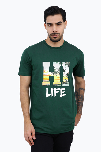 تیشرت طرح دار مردانه - 