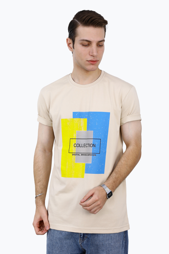 تیشرت طرح دار مردانه - 