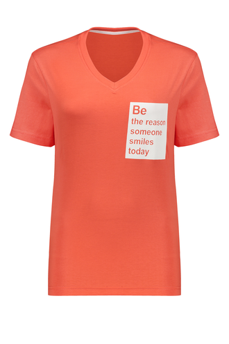 تیشرت طرح دار زنانه - 